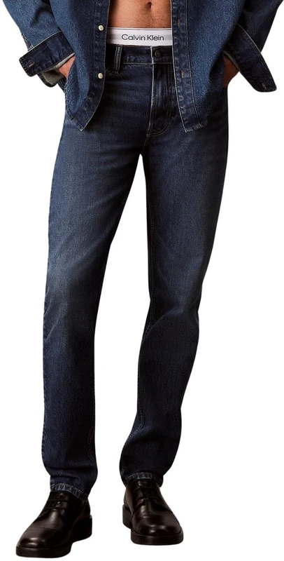 Calvin Klein Jeans Men's Slim Taper Sahara Sand Jean LV04RB758G Jeans, Blue (Sahara Sand), 3238