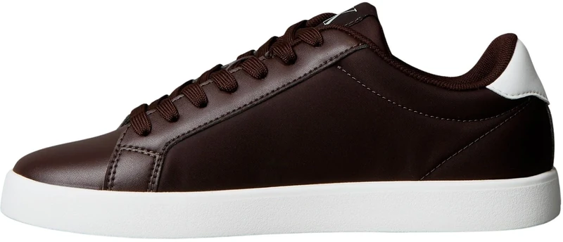 Calvin Klein Women’s Low Top Cupsole Trainers, Red (Bordeaux/Bright White), 8.5