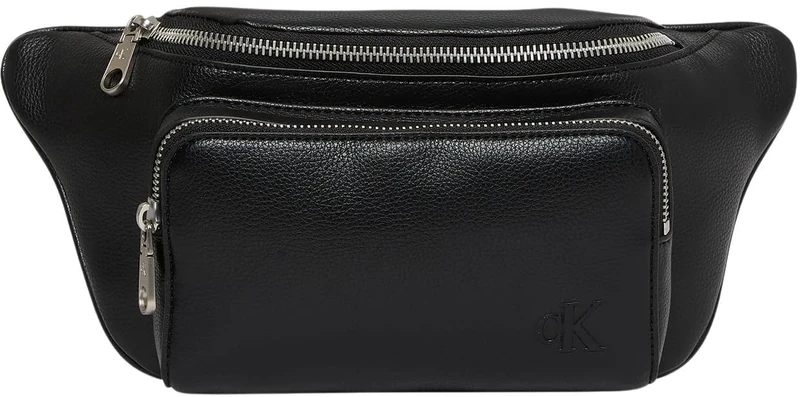 CALVIN KLEIN Men's Cargo WAISTBAG LV04D3130G Belt Bag, Black (Black), One Size
