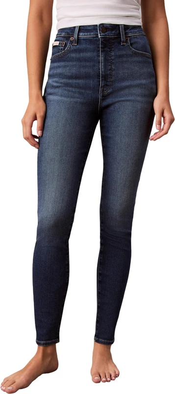Calvin Klein Jeans Women's HIGH Rise Skinny Midtown Blue LV047D757G Jeans, Blue (Midtown Blue), SH30