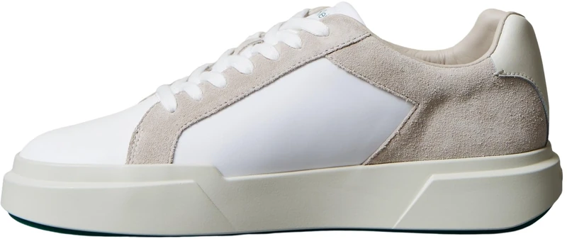 Calvin Klein Men’s Chunky Sole Lace-up Cupsole Trainers, Multicolor (Chateau/Bright White/Galapagos), 10
