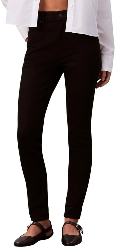 Calvin Klein Jeans Women's HIGH Rise Skinny Jean CK Classic LV047D740G Jeans, Black (CK Classic Black), RG27