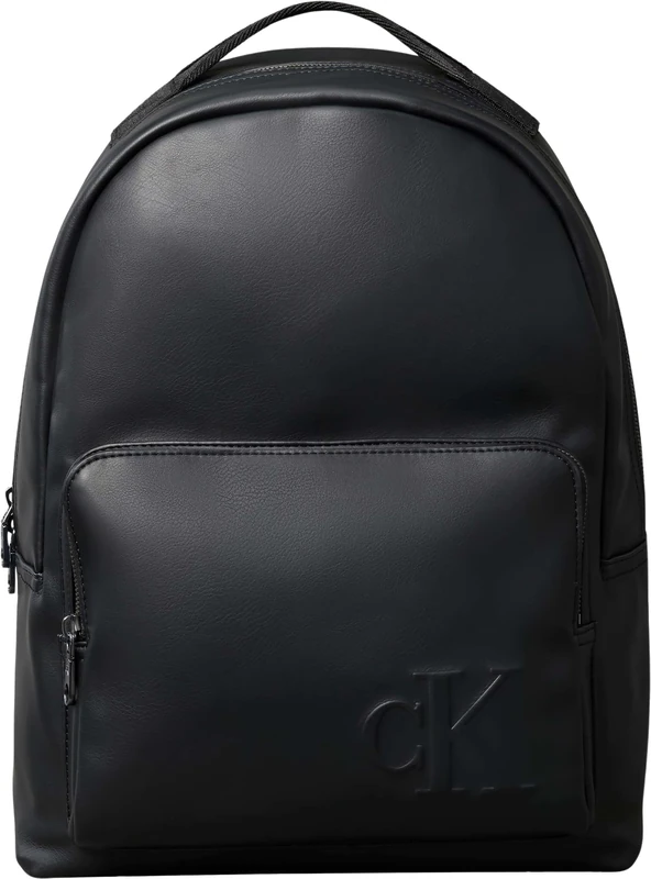 Calvin Klein Men's CK ROUND BACKPACK LV04D3246G Backpack, Black (Black), One Size