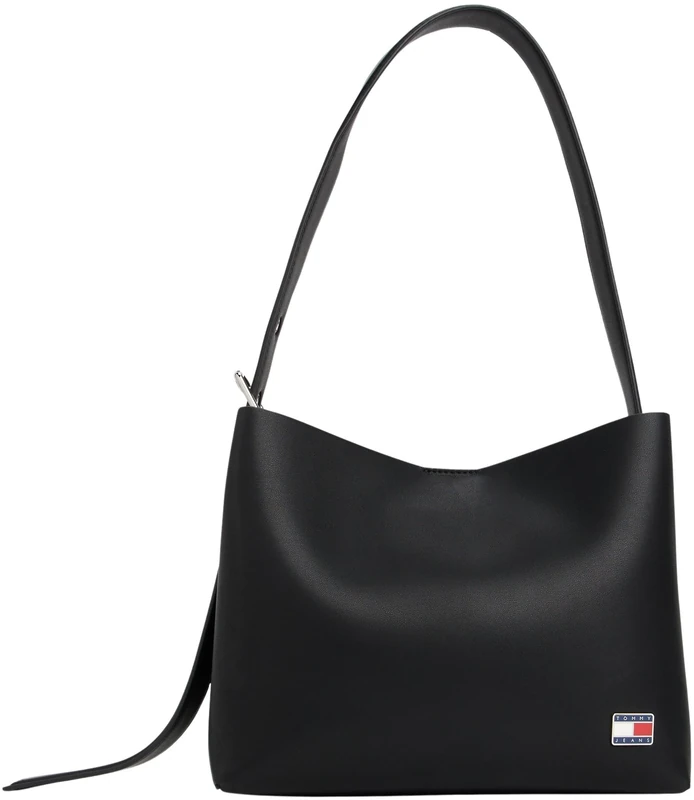 TOMMY JEANS Women's TJW COOL HOBO BAG AW0AW17871 Other Handbags, Black (Black), One Size