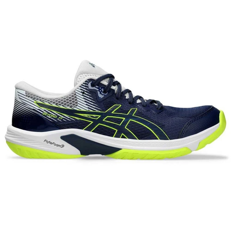 ASICS 1071A095-400 Contend 9 PS Men Blue Expanse/Safety Yellow UK 5