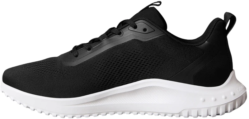 Calvin Klein Men’s EVA Mix Runner Trainers with Mesh, Black (Black/Bright White), 8