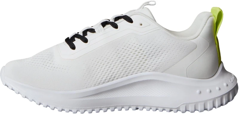 Calvin Klein Women’s Low Top EVA Mix Drawstring Runner Trainers, Multicolor (Bright White/Primrose/Beluga), 7