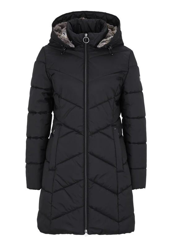 Betty Barclay Women's Outdoor Jacket with Removable Hood, black, 20