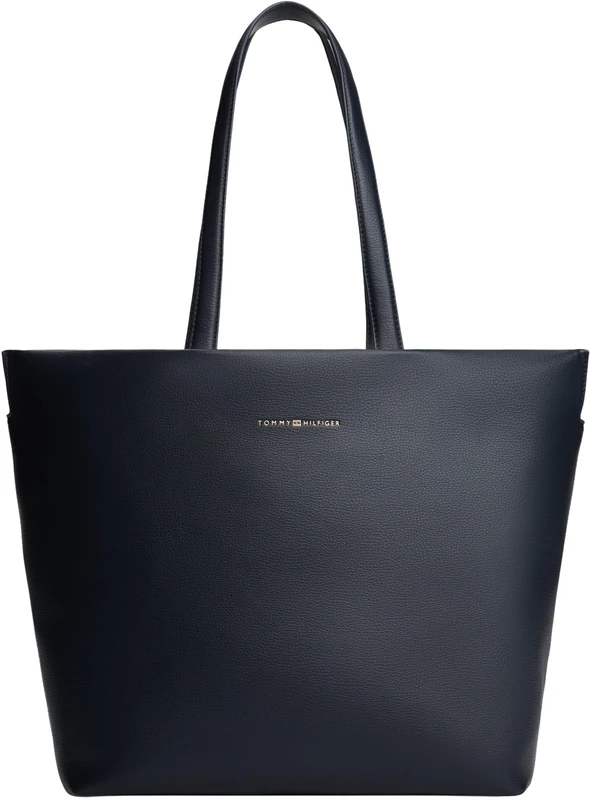 Tommy Hilfiger Women's TH LOGOTAPE TOTE AW0AW17693 Tote, Blue (Space Blue), One Size