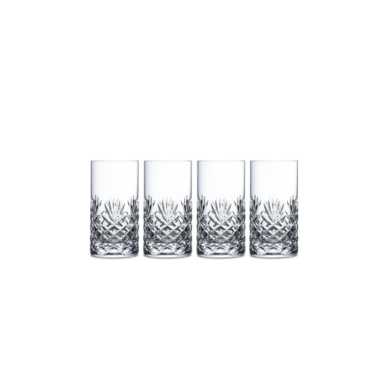 Royal Doulton Highgate Crystal Highball Glasses, Set of 4