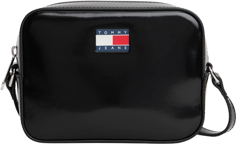 Tommy Jeans Women's Tjw Must Camera Bag Aw0aw17864 Crossover, Black (Black), One Size
