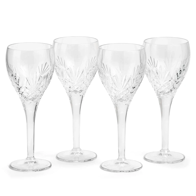 Royal Doulton Highgate Crystal Wine Glasses, Set of 4