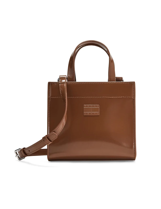 Tommy Jeans Women's TJW MUST MINI TOTE AW0AW17870 Tote, Brown (Pecan Nut), One Size
