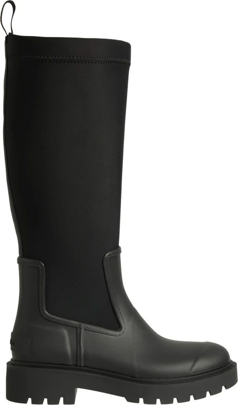 Calvin Klein Jeans Women's HIGH RAINBOOT NEOPRENE YW0YW02002 Rainboots, Black (Ck Black), 6.5