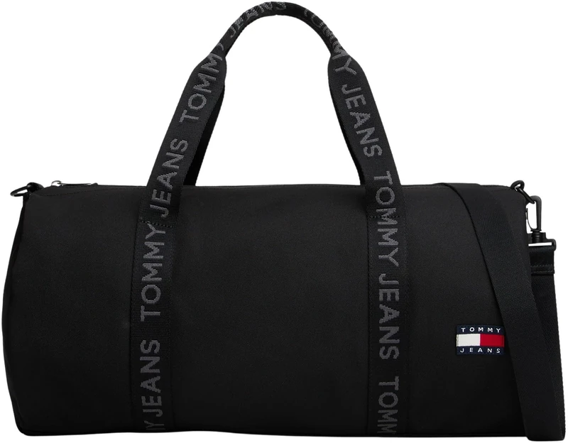 Tommy Jeans Men's TJM Ess Daily Duffle Am0am13704 Bag, Black (Black), One Size