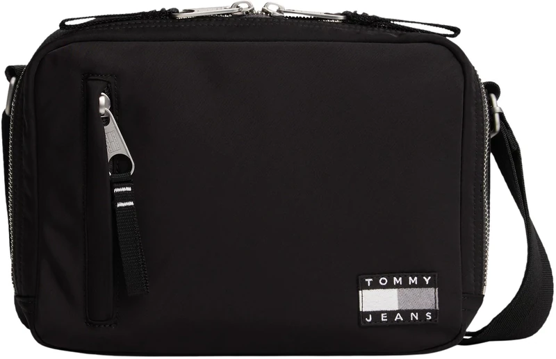 Tommy Jeans Men's TJM Daily Tech Camera Bag Am0am13717 Crossover, Black (Black), One Size