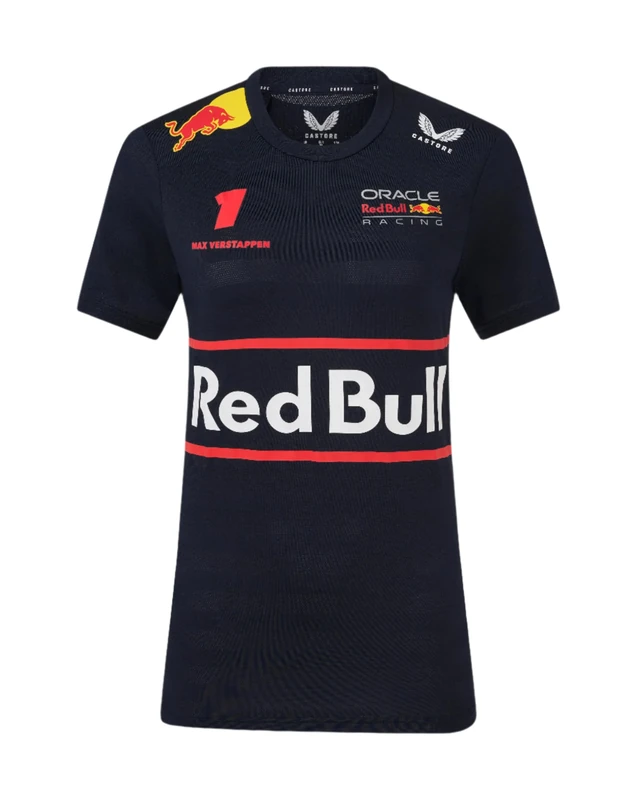 Redbull Racing Castore Women's T-Shirt Driver Navy