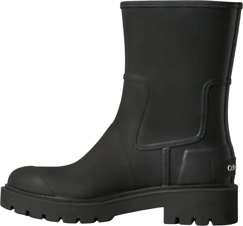 Calvin Klein Women’s Mid Chunky Rubber Rainboots, Black (Ck Black), 2