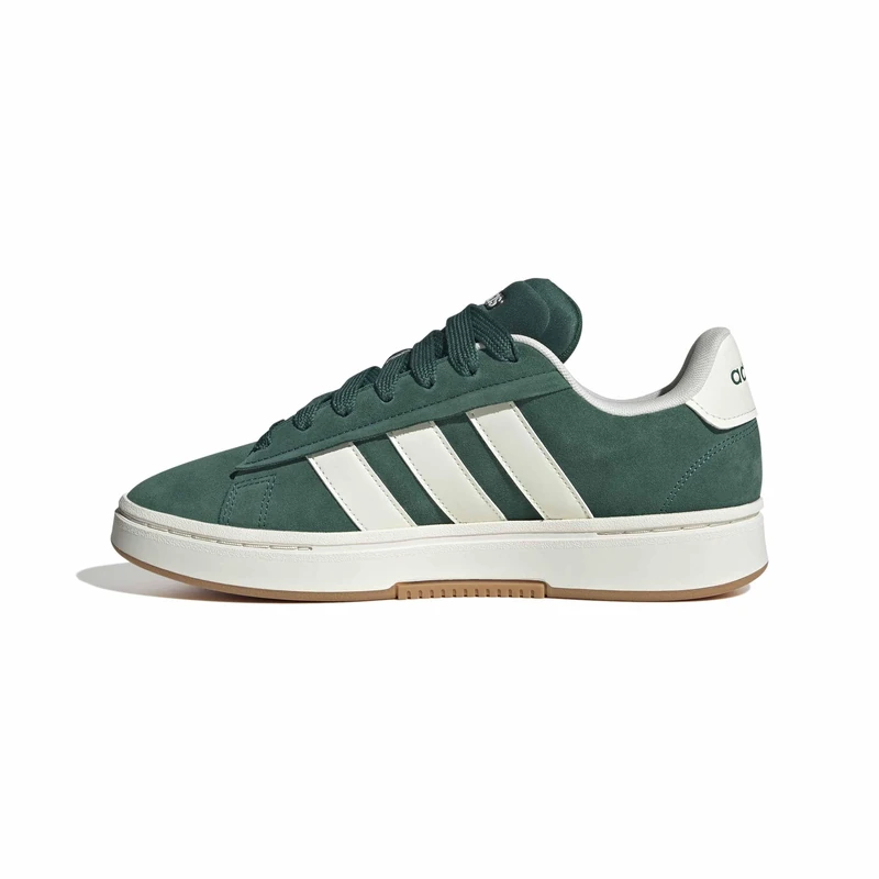 adidas Men's Grand Court Alpha 00S Shoes, Collegiate Green/Off White/Gum 3, 10.5 UK