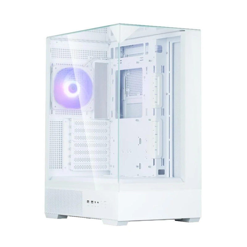 Zalman P40 Prism Medium Tower Computer Case (White)