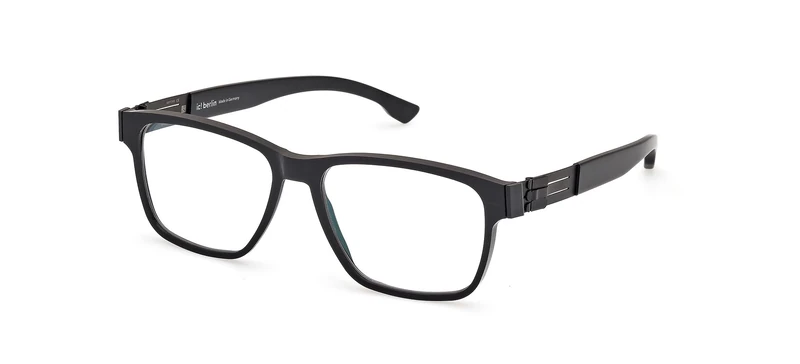 ic! berlin Ic5039 Prescription Eyewear Frames, Black, 55/17/145