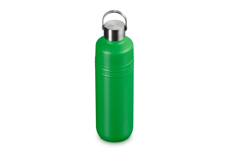 Le Creuset Insulated Water Bottle, 1L, Bamboo - Image 1