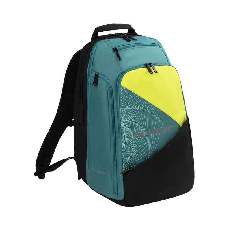 DUNLOP SX-Performance Backpack, Teal, Black, Yellow