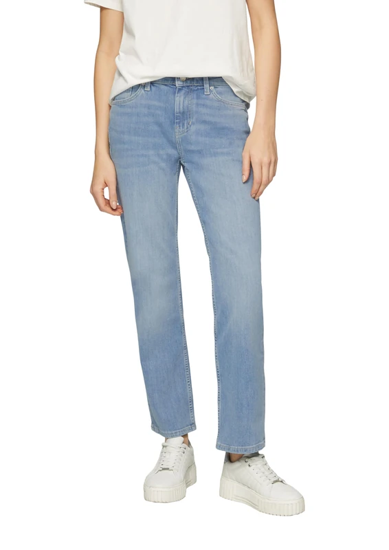 s.Oliver Jeans Karolin/Regular Fit/Mid Rise/Straight Leg, lightblue, 34W x 30L