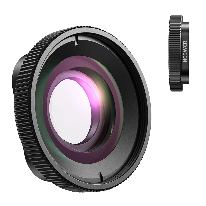 Neewer 2X Magnification Lens 7-10cm Focal Distance, Macro Close Up Photography Accessory Compatible with GoPro Hero 13 12 11 10 9 Action Camera, Not Waterproof, LS-65