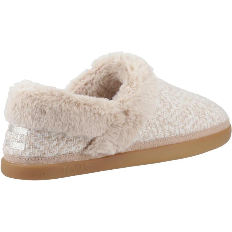 TOMS Women's Oslo Slipper, Oatmeal Cozy Herringbone, 6.5 UK