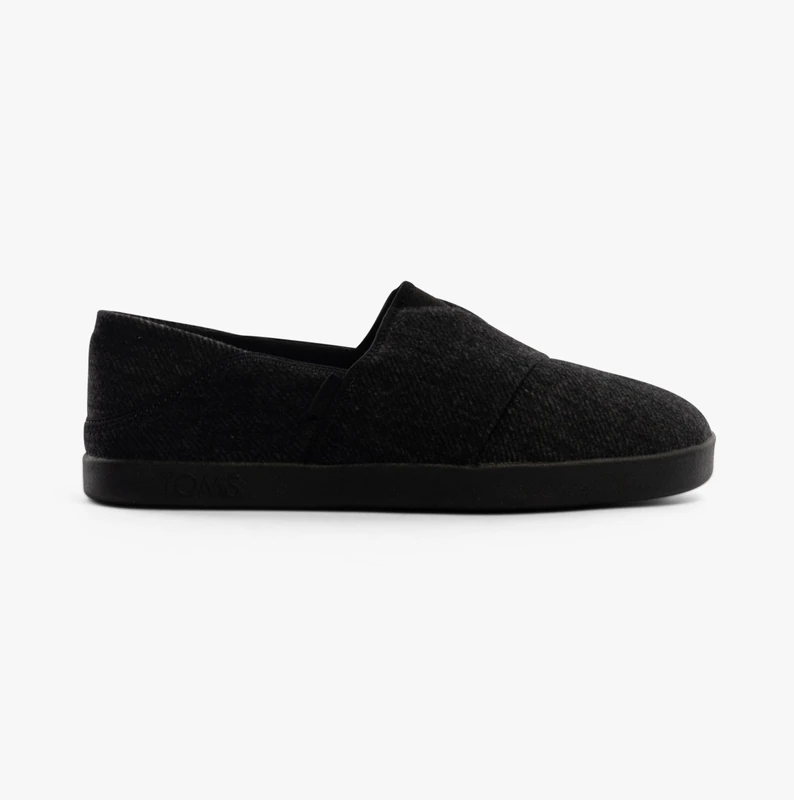 TOMS Men's Camden Slipper, Black Cozy Twill, 13 UK