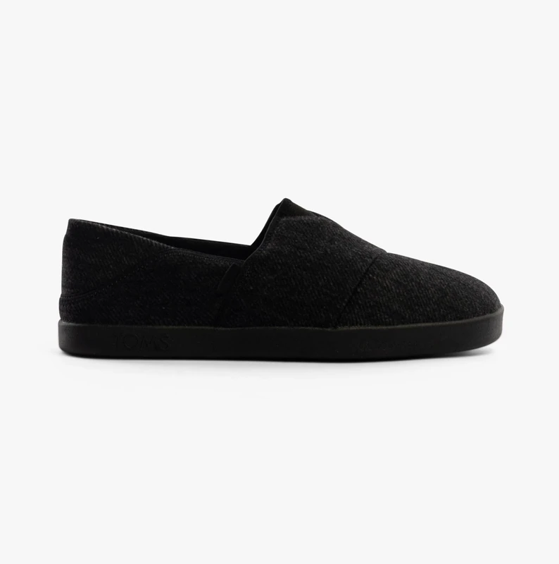 TOMS Men's Camden Slipper, Black Cozy Twill, 12 UK