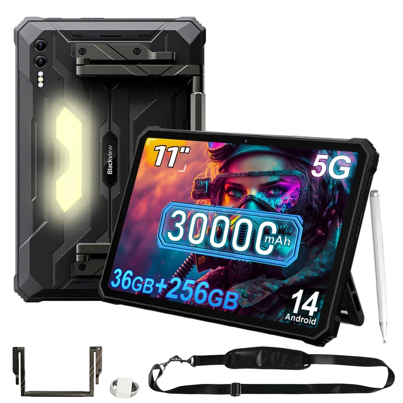 BLACKVIEW ACTIVE 10 PRO (Rugged Tablet 5G - 10.95'' - 12/256GB - 30000mAh) BLACK