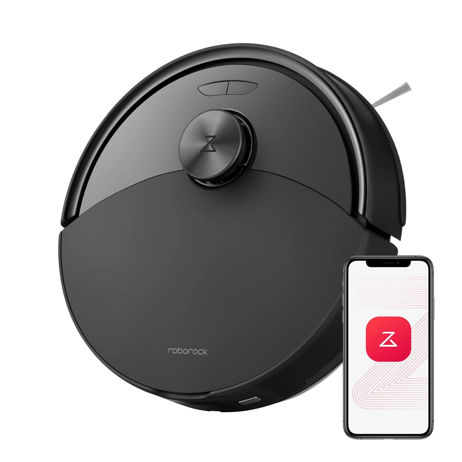 roborock Q10 S5 Robot Vacuum Cleaner with Mop, 10,000 Pa HyperForce Suction, Dual Anti-Tangle Brushes, VibraRise 2.0 & Auto Lifting Mopping System, Smart Obstacle Avoidance, Ideal for Pet Hair, Black