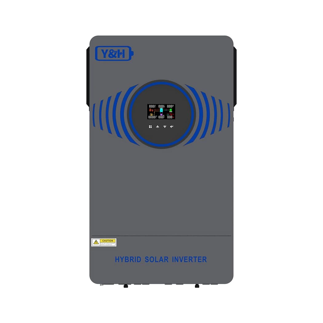 Y&H 4.2KW 24VDC Solar Hybrid Inverter Built-in Air Switch and Lightning Protection,Pure Sine Wave AC220V Dual Output,WIFI+BMS dual communication,MPPT 120A Solar Charger
