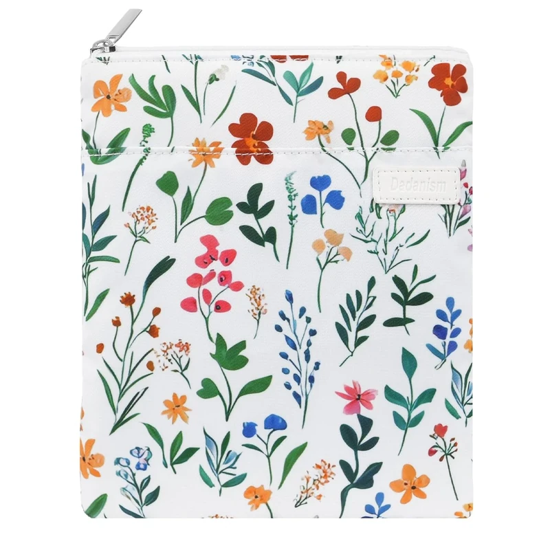 Dadanism 6-7" Sleeve Case for 7" Kindle Colorsoft Signature Edition and All-New Kindle Paperwhite, Protective Sleeve Cover Pouch Bag Carrying Case for 6" K-indle/K-indle Oasis/Kobo E-Reader, Flowers