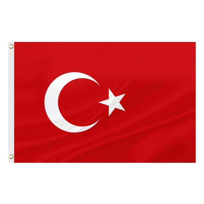 ASUNO Turkey Flag 90x150 cm Polyester - Double Side, Fade Resistant