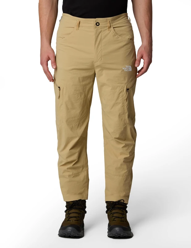 The North Face - Men’s Exploration Regular Tapered Trousers - Lightweight, Quick-Drying, Water-Repellent Hiking Pants - Khaki Stone, 30