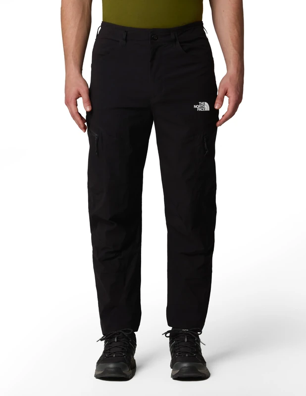 The North Face - Men’s Exploration Regular Tapered Trousers - Lightweight, Quick-Drying, Water-Repellent Hiking Pants - TNF Black, 34