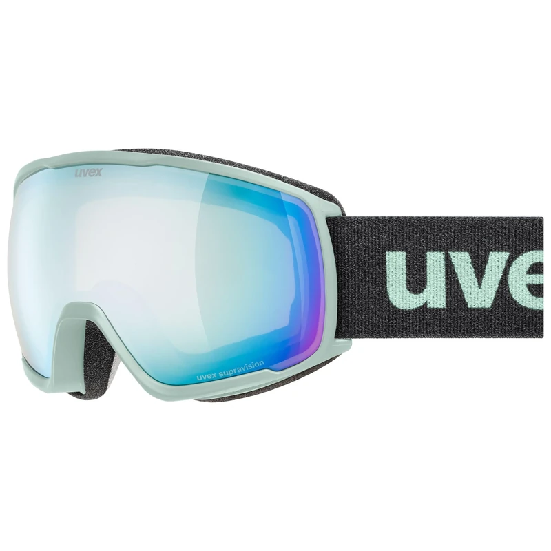 Uvex Victorious S Fm - Ski Goggles For Adults - Filter Category 2 - Contrast Enhancing - Oxid Dl/Sapphire-Cl - One Size