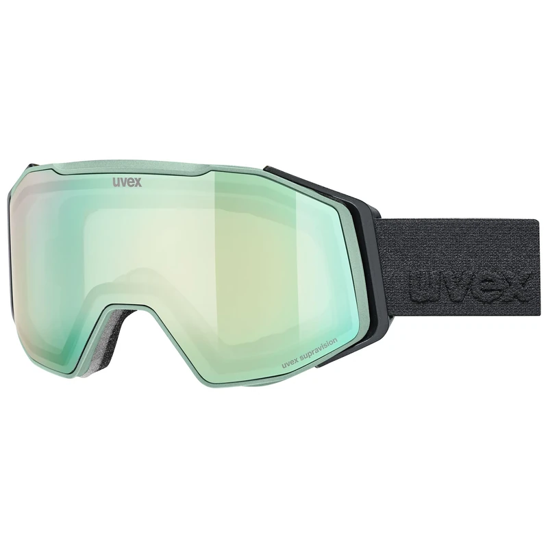 Uvex Gravity Fm - Ski Goggles For Adults - Filter Category 2 - Contrast Enhancing - Oxid Matt Dl/Opal-Orang - One Size