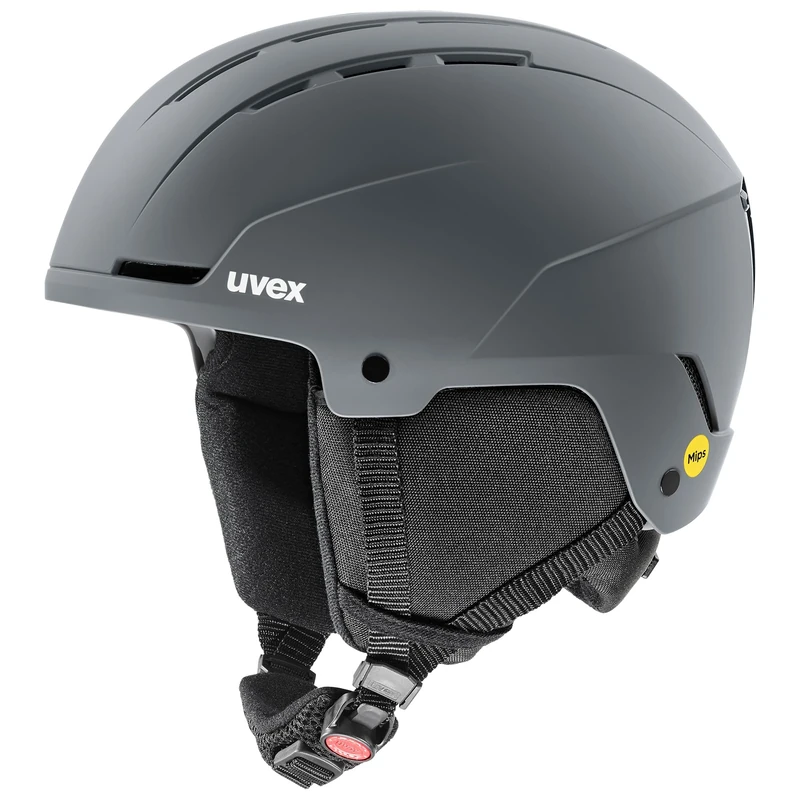 uvex glance MIPS - sturdy ski helmet for men and women - individual fit - optimized ventilation - rhino matt - 58-62