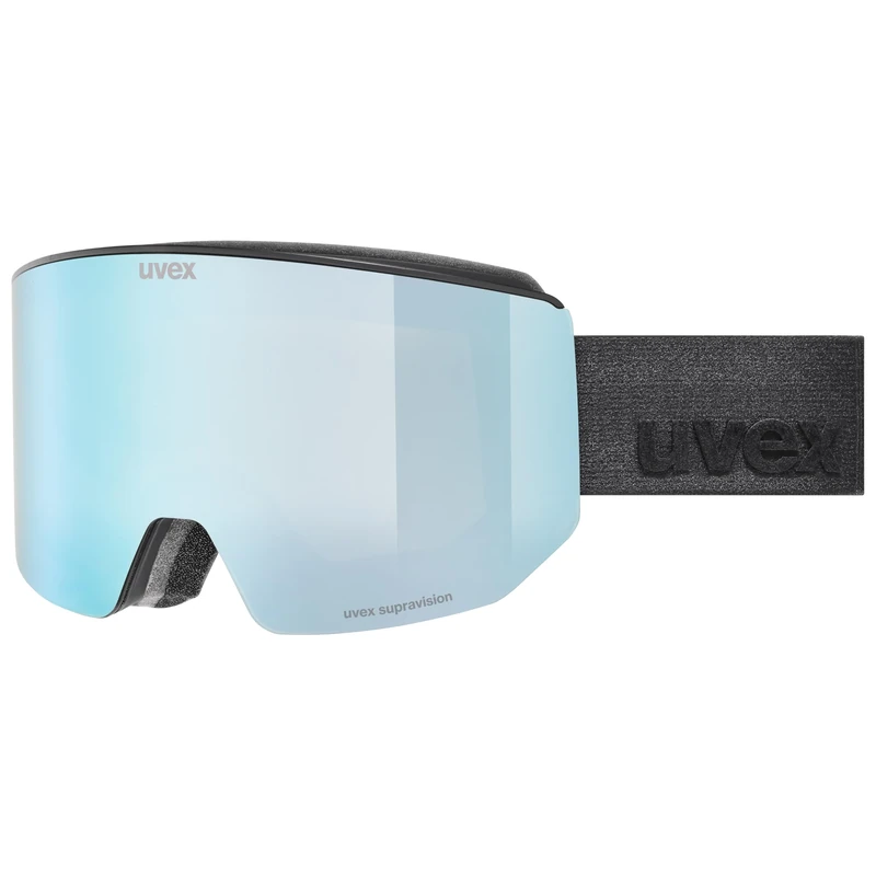 Uvex Lace Attract - Ski Goggles For Adults - Filter Category 3 - Contrast Enhancing - Black Dl/Fm Ice-Green - One Size