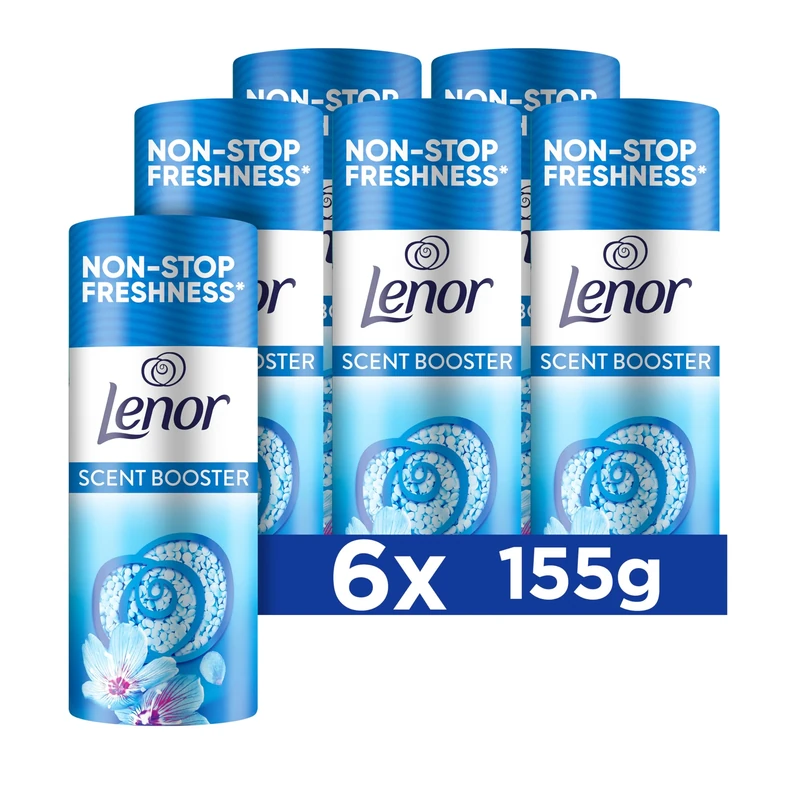 Lenor Laundry Perfume In-Wash Scent Booster 6 Packs x 155g - Spring Awakening, Non-Stop Freshness for Up to 12 Weeks