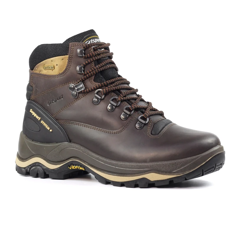 Grisport Edmonton Mens Brown Leather Hiking Boots 12 Brown