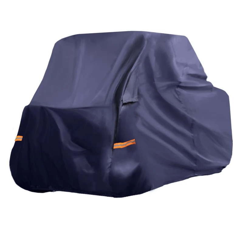 X AUTOHAUX UTV Cover for Kawasaki MULE SX Waterproof Side by Side Cover Outdoor Sun Rain Storage Protection 210D-PU Navy Blue 275x134x178cm