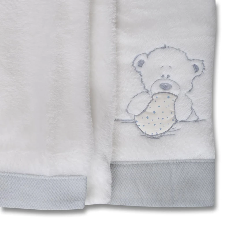 Babyline Cot Sheet Set 60 x 120 cm Coral 100% Warm, Hypersoft, Hypoallergenic, Includes Fitted Sheet, Top Sheet and Pillowcase (Sweet Dreams)