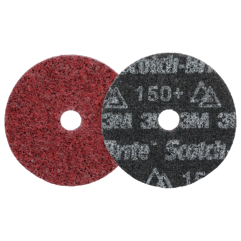 Scotch-Brite Precision Heavy Duty Surface Conditioning Disc, HD-DH, Medium 150+, 102 mm x 16 mm