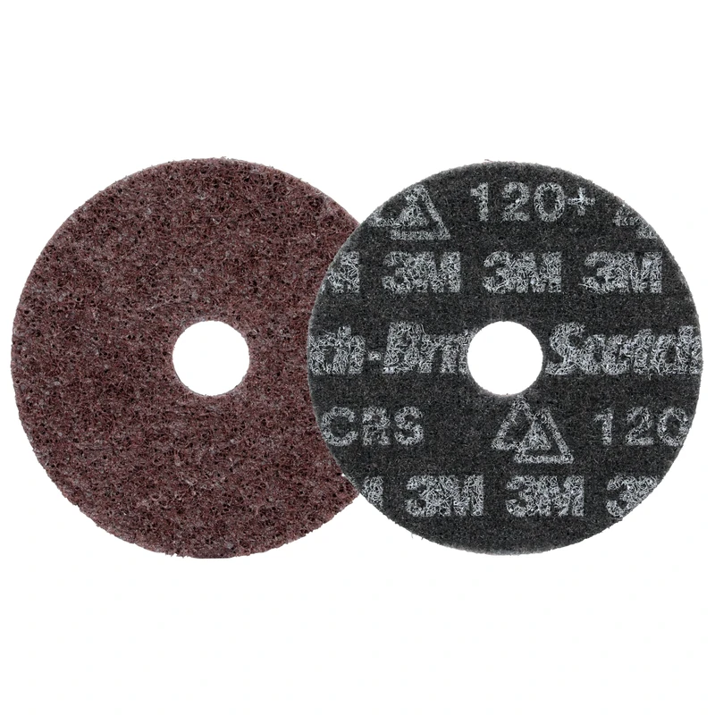 Scotch-Brite Precision Heavy Duty Surface Conditioning Disc, HD-DH, Coarse 120+, 114.3 mm x 22.23 mm