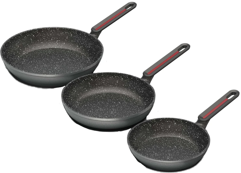 Set of 3 Frying Pans 18-22 - 26cm TAF-03POS TECHWOOD